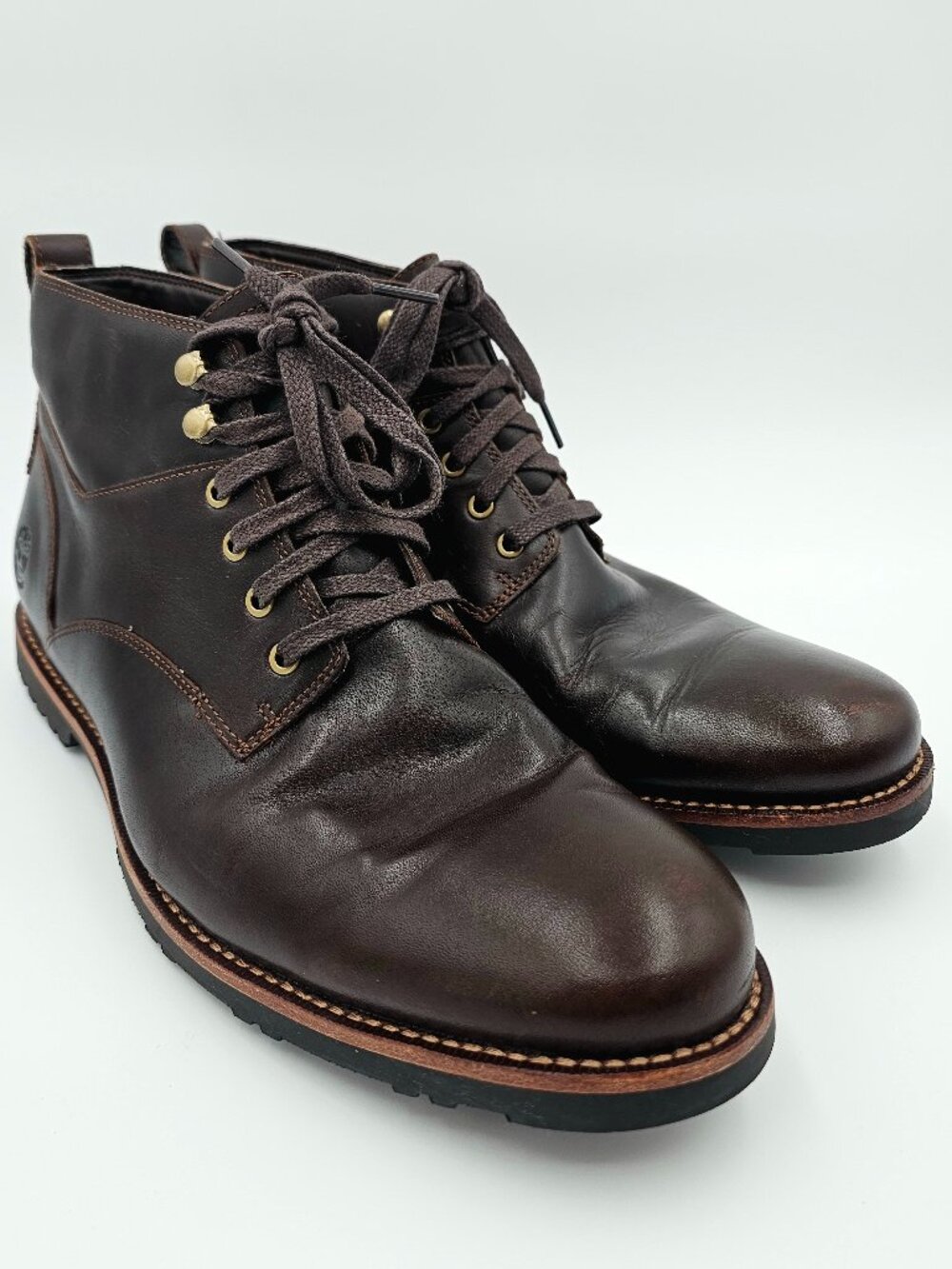 Timberland Kendrick Chukka Boots Brown Leather Waterproof A1SUH Men's Size 10.5